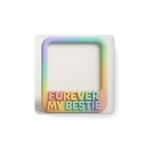 Bestie Porcelain Magnet