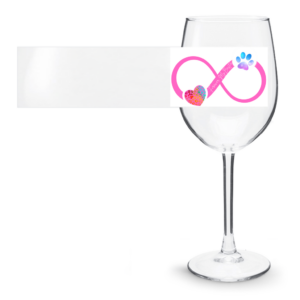 Memorial Pet Infinity Love Wine Glass
